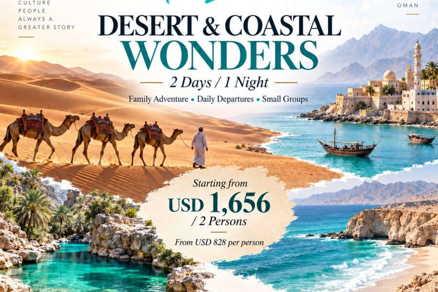 Camel’s Ride: CAMELS, COAST & GOLDEN DUNES