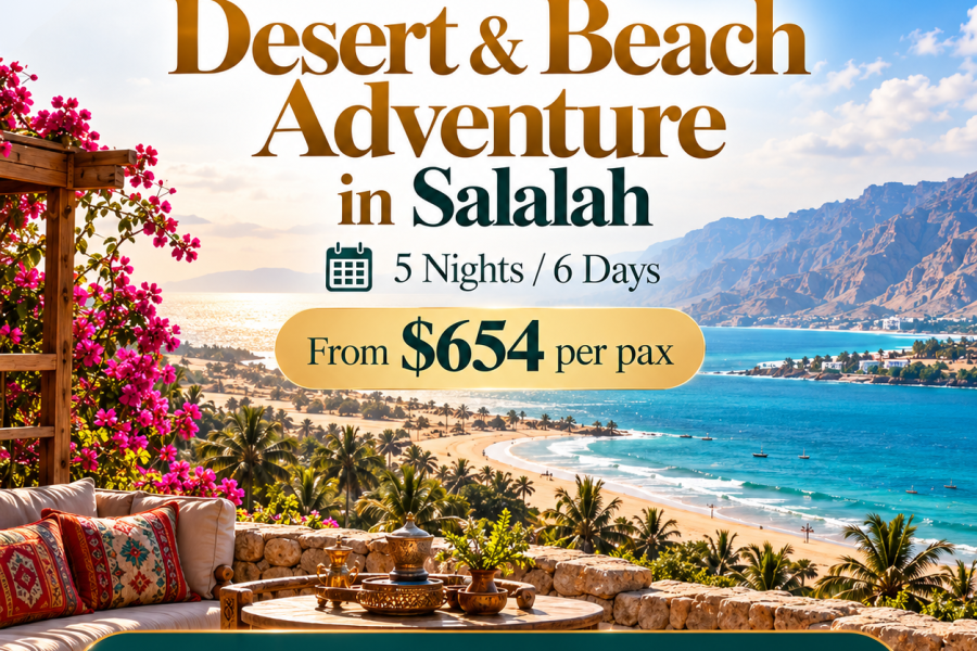 Desert & Beach Adventure in Salalah